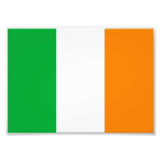 Impression Photo Le Drapeau National De L'Eire D'Irlande Du Sud