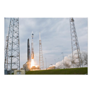 Impression Photo Le feu et signal fumigène le décollage