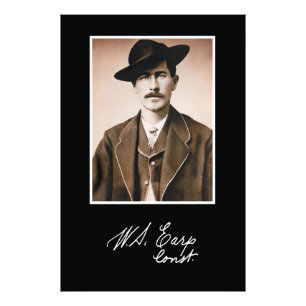 Impression Photo Le gendarme Wyatt Earp dans son premier rôle