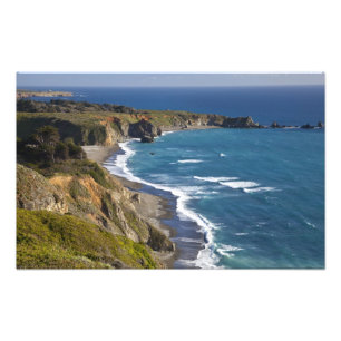 Impression Photo Le littoral de Big Sur en Californie, aux États-U