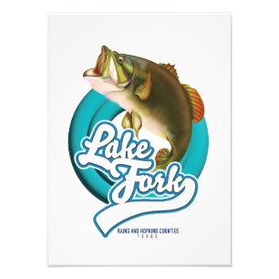 Impression Photo Le logo de Lake Fork Texas Fishing.