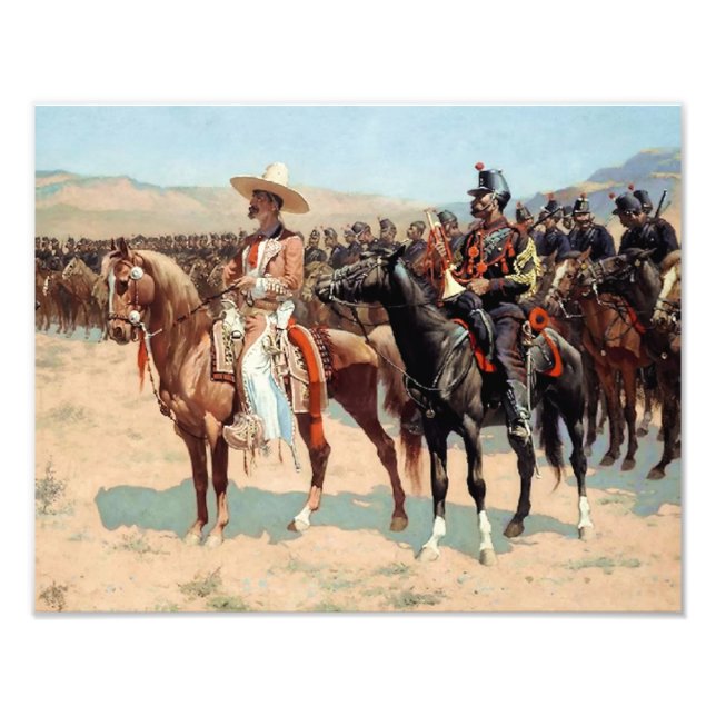 Impression Photo Le major mexicain par Frederic Remington (1889) (Devant)