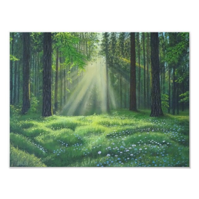 Impression Photo "Le matin a rompu" (Devant)