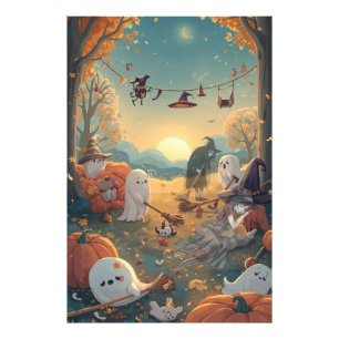 Impression Photo Le matin après Halloween - Un conte de nettoyage f