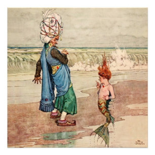 Impression Photo "Le Mer-Child" par W Heath Robinson