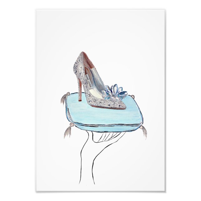 Impression Photo Le pantoufle de Cendrillon (Devant)