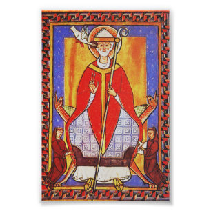 Impression Photo Le Pape Saint Grégoire I. Dialogiste