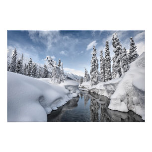 Impression Photo Le pays des merveilles d'hiver