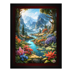 Impression Photo Le pays enchanteur de Kalakoff Art de l'IA par Xze