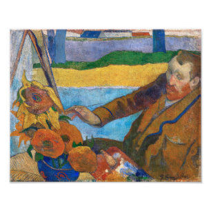Impression Photo Le peintre des tournesols Paul Gauguin