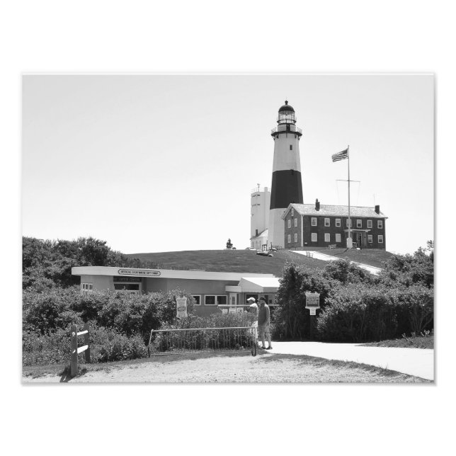 Impression Photo Le phare de Montauk, NY (Devant)