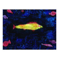 Le poisson rouge par Paul Klee