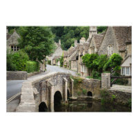 Le pont à Castle Combe, Royaume-Uni