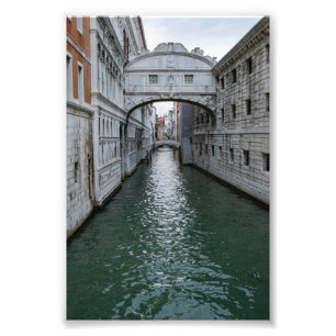 Impression Photo Le Pont des Soupirs Venise Italie