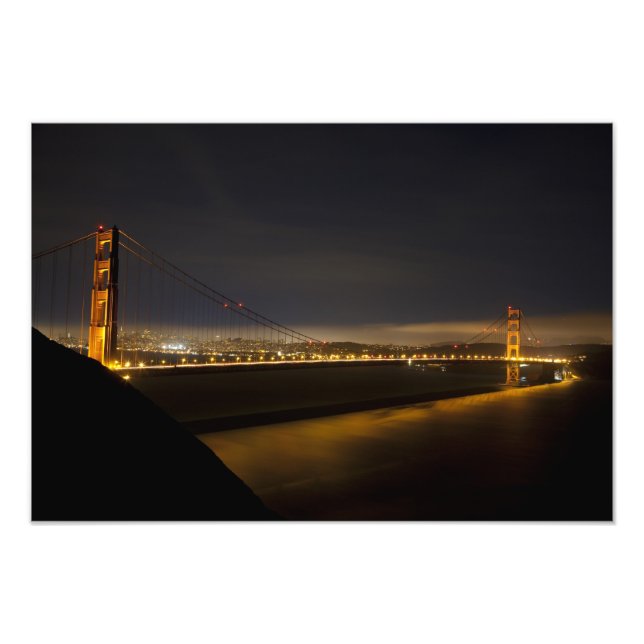 Impression Photo Le pont du Golden Gate du Marin 2 (Devant)