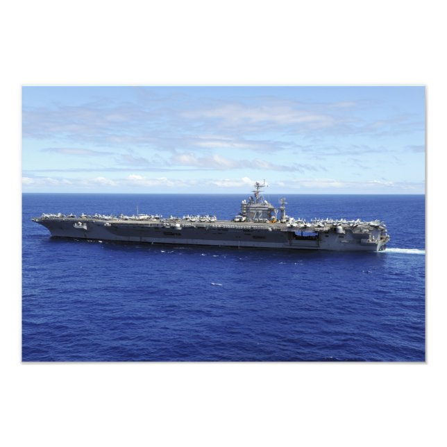 Impression Photo Le porte-avions USS Abraham Lincoln (Devant)