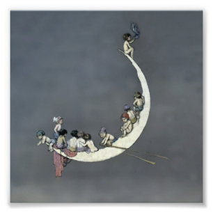 Impression Photo “Le Premier Voyage de la Lune” de W Heath Robinson