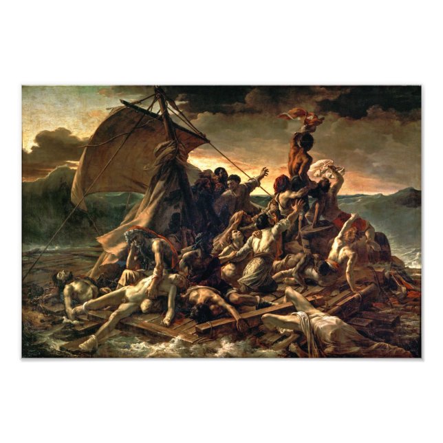 Impression Photo Le radeau de la Méduse | Théodore Géricault | (Devant)