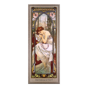 Impression Photo Le reste de la nuit par Alphonse Mucha