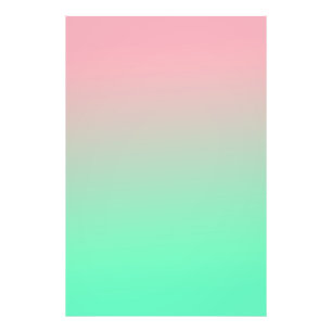 Impression Photo Le rose pastel et le vert pâle devraient toujours 