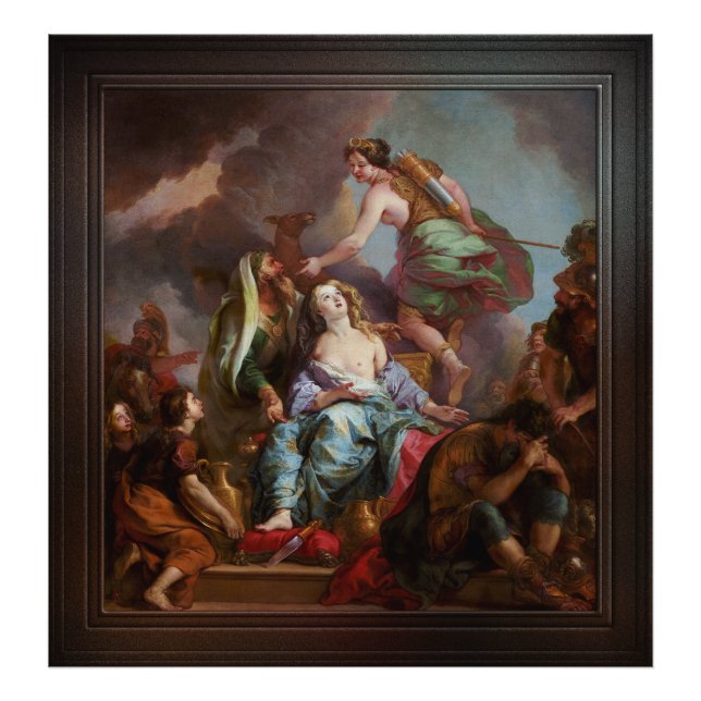 Impression Photo Le sacrifice de l'Iphigénie par Charles de La Foss (Devant)