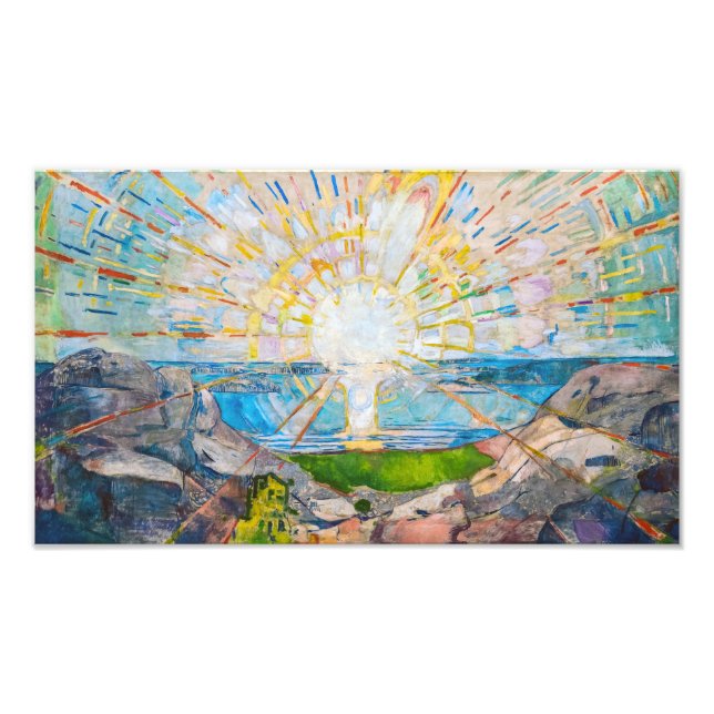 Impression Photo Le Soleil 1909 | Edvard Munch | (Devant)
