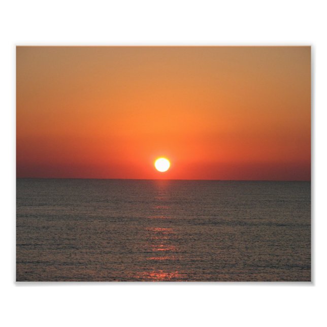 Impression Photo Le soleil levant (Devant)