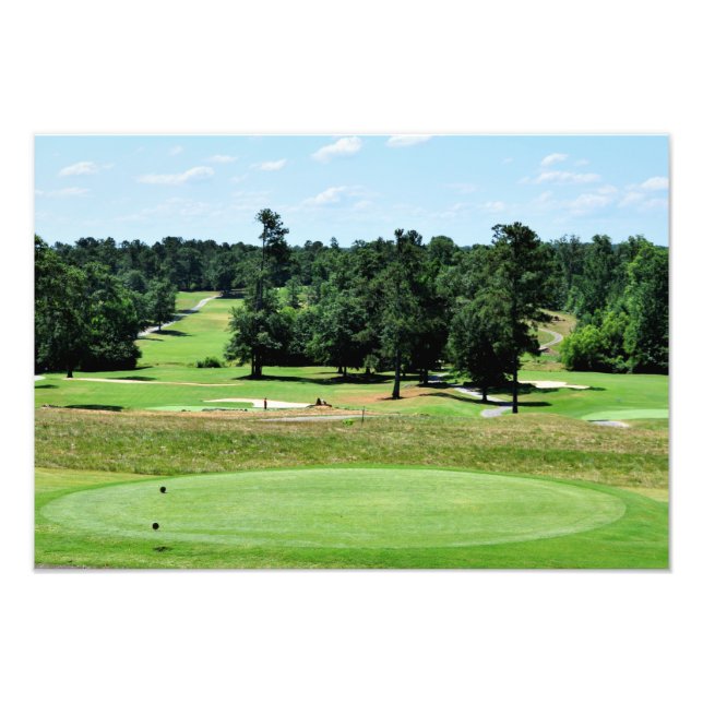 Impression Photo Le terrain de golf (Devant)