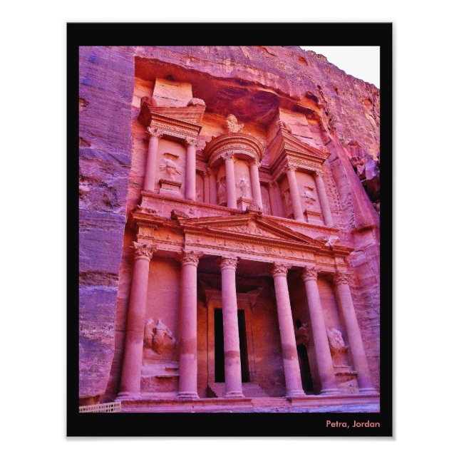 Impression Photo Le Trésor de Petra (Devant)