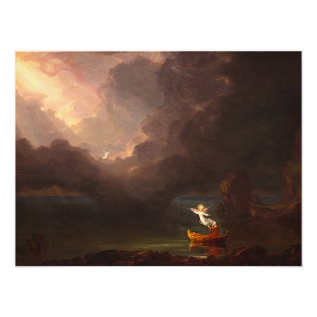 Impression Photo Le voyage de la vie, la vieillesse par Thomas Cole (Devant)