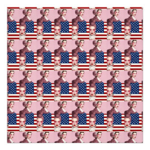 Impression Photo Le voyage du drapeau américain : une histoire visu