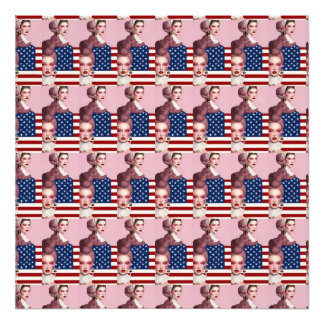 Impression Photo Le voyage du drapeau américain : une histoire visu