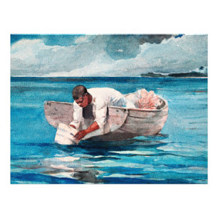 Impression Photo Le Water Fan, célèbre art de Winslow Homer,