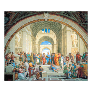 Impression Photo L'école d'Athènes par Raphael