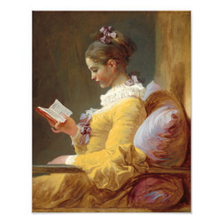 Impression Photo Lecture jeune fille