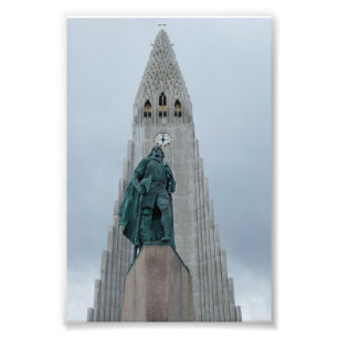 Impression Photo Leif Erikson Statue, Islande