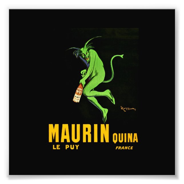 Impression Photo Leonetto Cappiello Maurin Apertif Publicité (Devant)