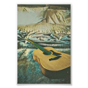 Impression Photo Les amoureux de guitare cadeaux