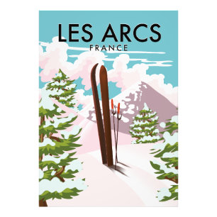 Impression Photo Les Arcs France voyage ski