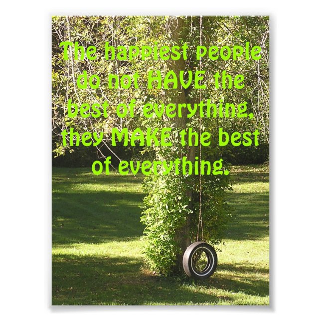 Impression Photo Les gens les plus heureux (Devant)