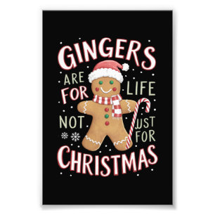 Impression Photo Les Gingers Sont Pour La Vie Pas Seulement Pour No