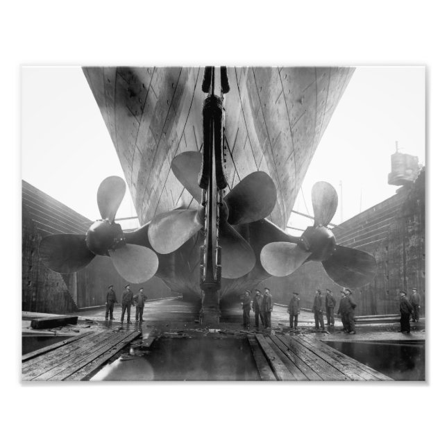 Impression Photo Les hélices de Titanic (Devant)