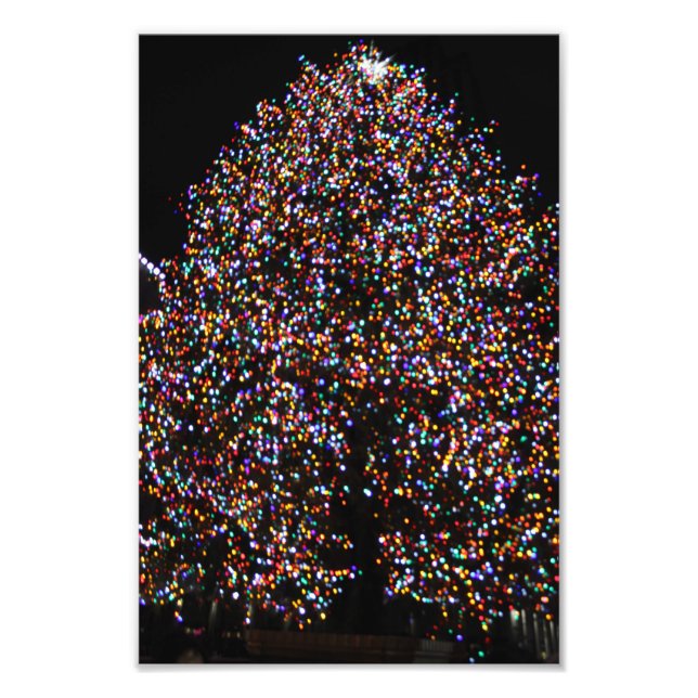 IMPRESSION PHOTO LES LUMIÈRES DE NOËL SUR LA ROCHE (Devant)