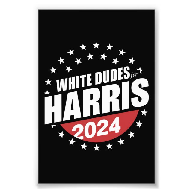 Impression Photo Les Mecs Blancs De L'Élection De Kamala Harris 202 (Devant)
