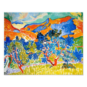 Impression Photo Les Montagnes à Collioure   André Derain  