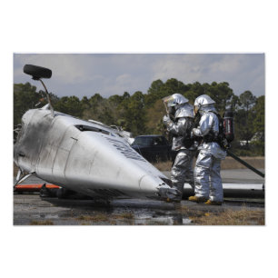 Impression Photo Les pompiers répondent sur place