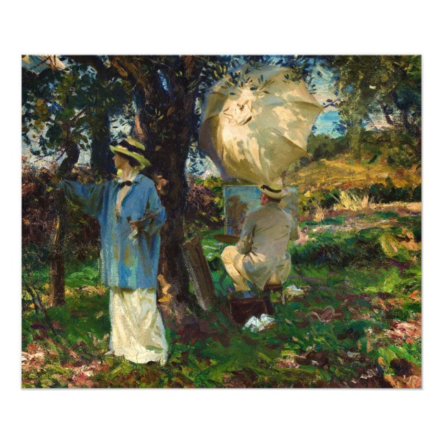 Impression Photo Les Sketchers de John Singer Sargent (Devant)