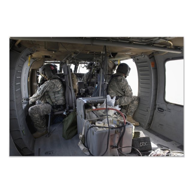 Impression Photo les soldats surveillent les dangers (Devant)