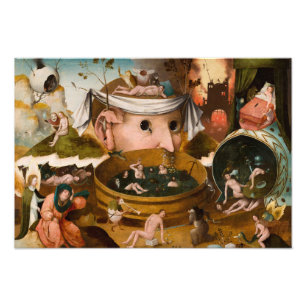 Impression Photo Les Visions de Tondal, 1479 par Hieronymus Bosch