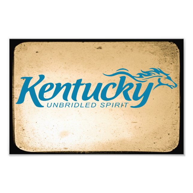 Impression Photo L'esprit débridé du Kentucky (Devant)
